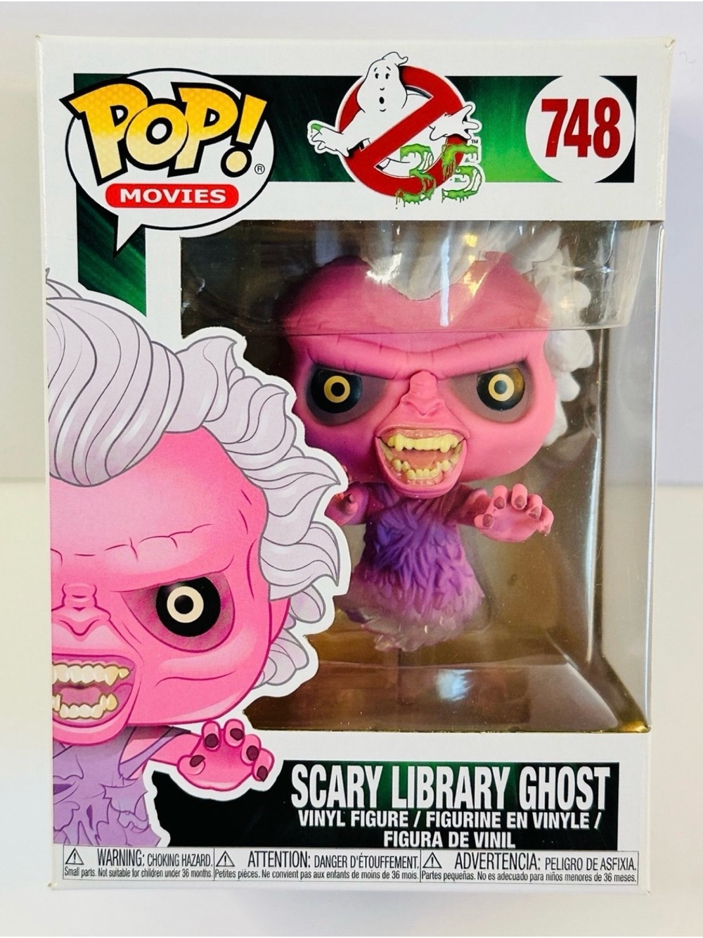 POP! Movies Ghostbusters 35th Anniversary  Scary Library Ghost  #748 New